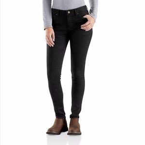 Carhartt Layton Slim Fit Skinny Leg Jeans Black 12
